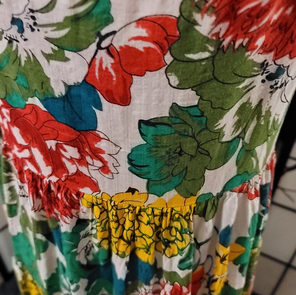 EMPIRE FLORAL PATTERN STRAPPY SUNDRESS/SIZE MEDIUM/LAYERED PIECES/SIZE MEDIUM - Picture 8 of 9